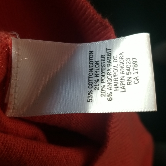 Sweater Top coral 3/4 sleeve orange - Picture 6 of 6